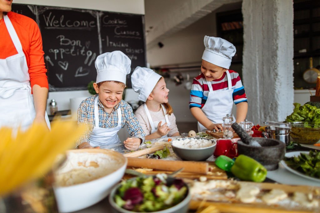 students cooking